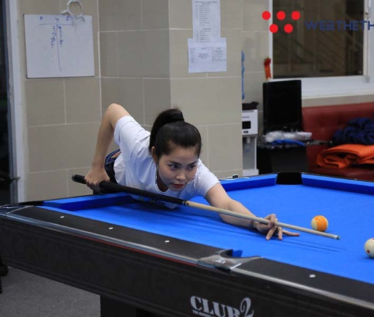 ĐKVĐ billiards VN Huỳnh Thị Ngọc Huyền: Cơ thủ nữ nay đề-pa xong có thể dọn bàn!