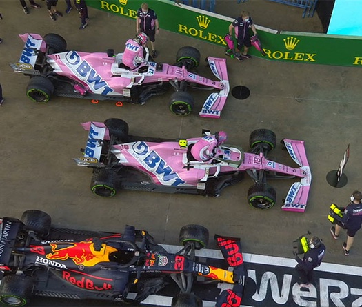 Cuộc đua F1 Grand Prix TNK: Trời mưa làm mọi thứ từa lưa!