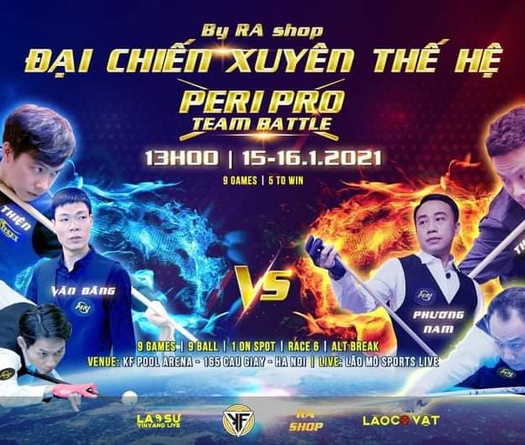 Đại chiến xuyên thế hệ: Lần đầu giải pool phong trào có tài trợ hàng trăm triệu đồng