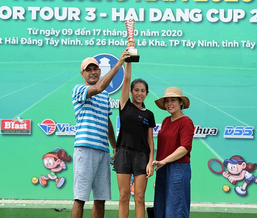 Cô bé lai Việt Nam – Pakistan lần đầu vô địch giải thuộc hệ thống VTF