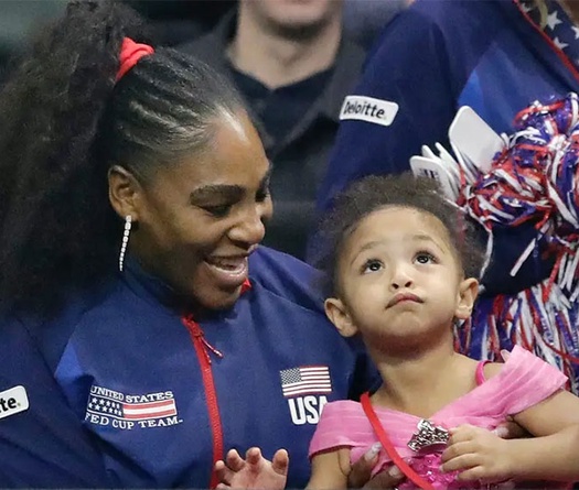 Sao tennis Mỹ Serena Williams chấp nhận cho con gái nối nghiệp