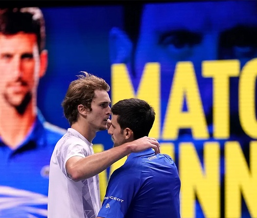 Kết quả Djokovic vs Zverev: Số 1 thế giới vào bán kết ATP Finals 2020