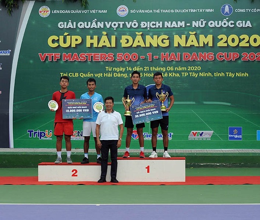 Kết quả giải quần vợt VĐQG hôm nay, 20/6: Lý Hoàng Nam / Nguyễn Văn Phương vô địch đôi nam