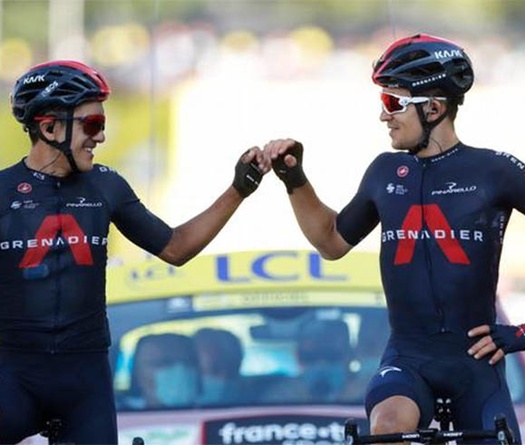 Kết quả chặng 18 cuộc đua xe đạp Tour de France: Kwiatkowski cùng Carapaz khoác vai nhau về đích