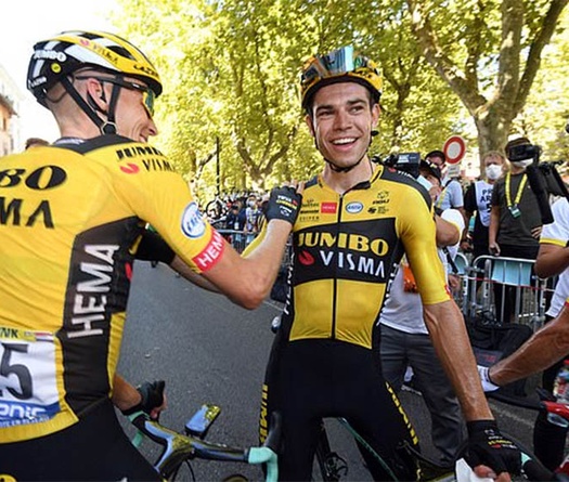 Kết quả vòng 7 đua xe đạp Tour de France: Wout van Aert thắng trong gang tấc
