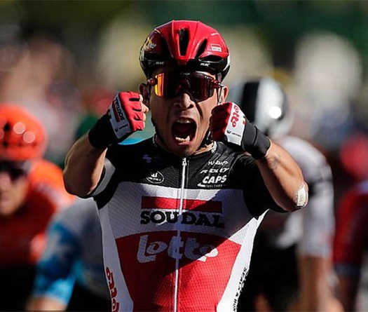 Kết quả vòng 3 đua xe đạp Tour de France: Xem ngay Caleb Ewan trong 100 mét vượt 5 "tướng"