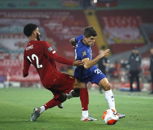 Lịch sử đối đầu, đội hình Chelsea vs Liverpool, Ngoại hạng Anh 2020