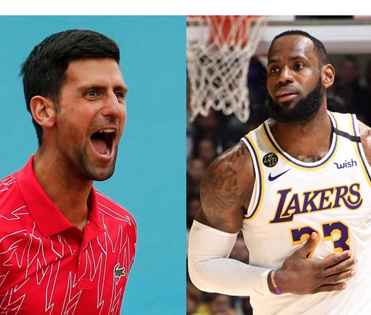 Bị Novak Djokovic cà khịa đấu 1-1, LeBron James đáp trả ra sao?