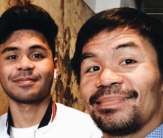 Manny Pacquiao sẽ lấy ca khúc rap của con trai làm nhạc vào sân