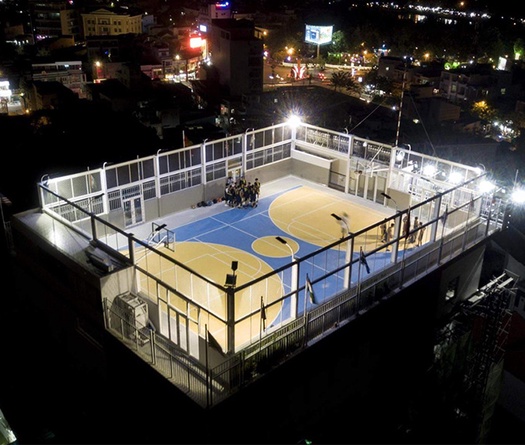 Chất ngất với sân bóng rổ "bao chill" tại thành phố Biên Hoà