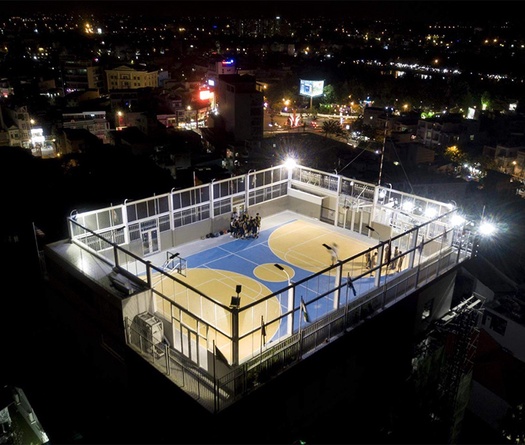 Chất ngất với sân bóng rổ trên cao bao chill tại Biên Hoà - Đồng Nai