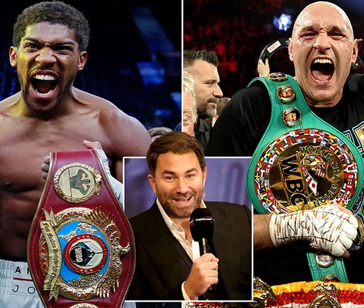 Ông bầu Eddie Hearn: Trận Joshua vs. Fury đang gặp rất nhiều khó khăn
