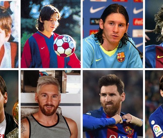 Chùm ảnh: Ngoại hình của Messi thay đổi trong 33 năm qua