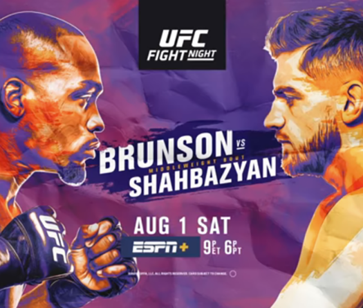 Kết quả UFC Fight Night: Derek Brunson vs Edmen Shahbazyan