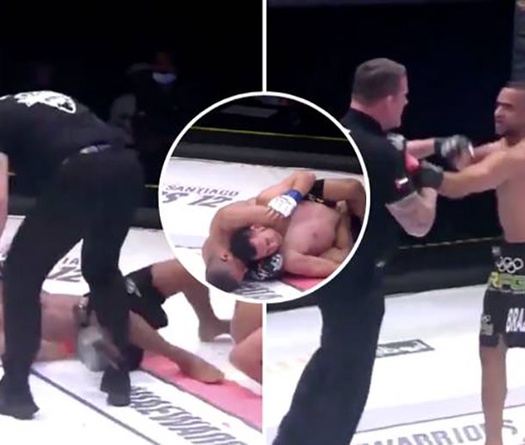 Siết không buông, xô xát trong tài, võ sĩ MMA bị đuổi cổ khỏi giải