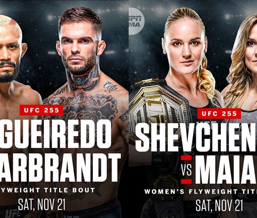 Hai trận tranh đai chính thức được công bố cho UFC 255