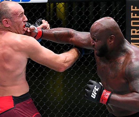 "Quái Thú Đen" Derrick Lewis san bằng kỉ lục knockout khi hạ gục Aleksei Oleinik