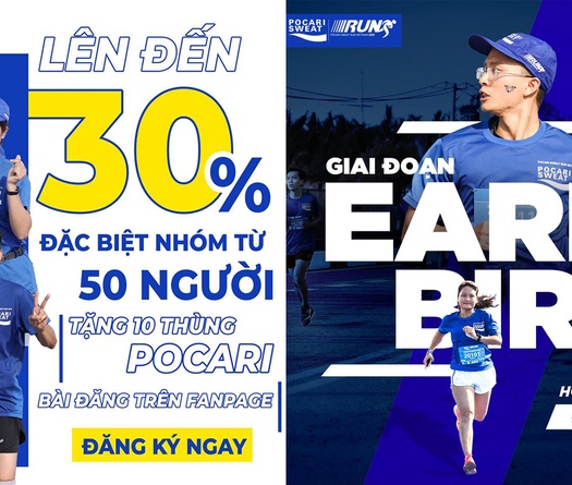 Chỉ còn 07 ngày để nhận ưu đãi cực đã của Pocari Sweat Run 