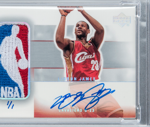 Tấm thẻ tân binh của LeBron James dự kiến lập kỷ lục đấu giá