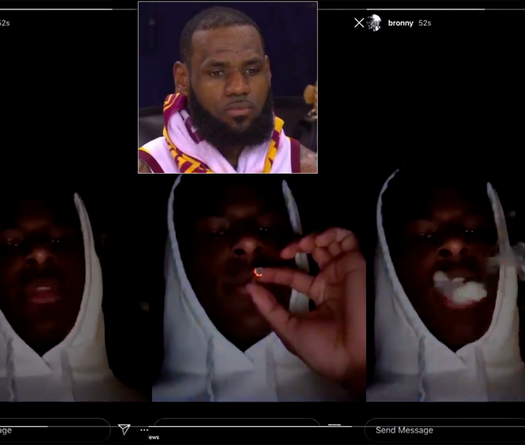 Video: Con trai LeBron James gây sốc khi công khai... hút cần?