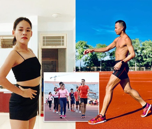 Chị em “Đệ nhất đi bộ Việt Nam” tập luyện giữ dáng mùa COVID-19