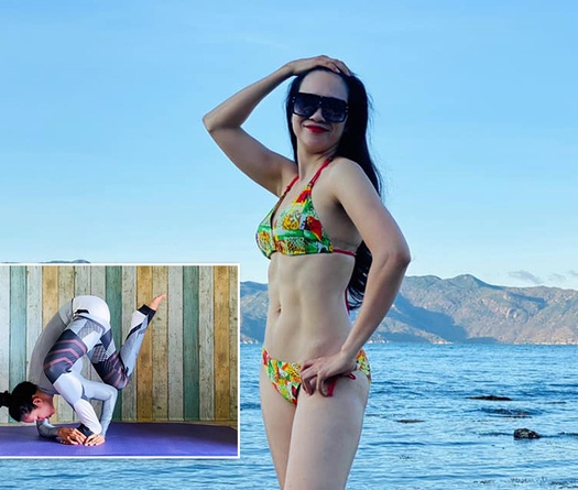 “Cựu nữ hoàng chạy 800m” Khánh Đoan khoe vóc dáng đẹp kinh ngạc sau nửa năm tập yoga