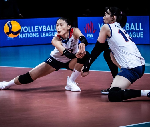 Bóng chuyền nữ Hàn Quốc có chiến thắng thứ 2 tại VNL 2021