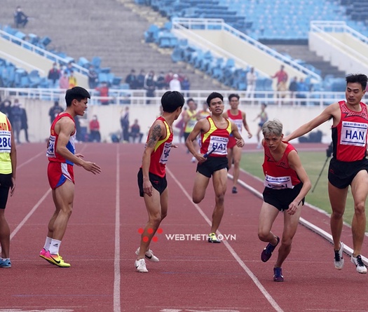 Giải điền kinh quốc gia các nội dung tiếp sức 2022 thi đấu 12 nội dung hấp dẫn