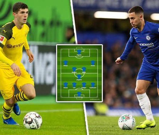 Chelsea sẽ xếp đội hình mùa tới thế nào với Pulisic và dấu hỏi về Hazard?