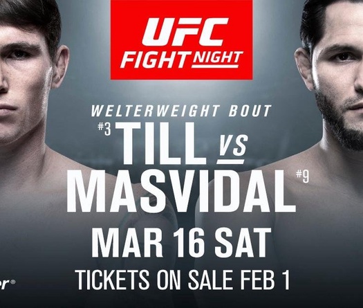 TRỰC TIẾP: UFC on ESPN+ 5: Darren Till vs Jorge Masvidal