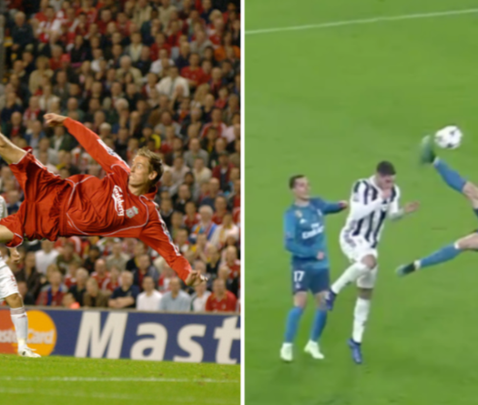 Siêu phẩm của Ronaldo không phải là cú xe đạp chổng ngược đẹp nhất Cúp C1