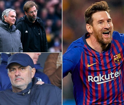 Mourinho bất ngờ mách nước cách ngăn chặn Messi cho Liverpool và Jurgen Klopp