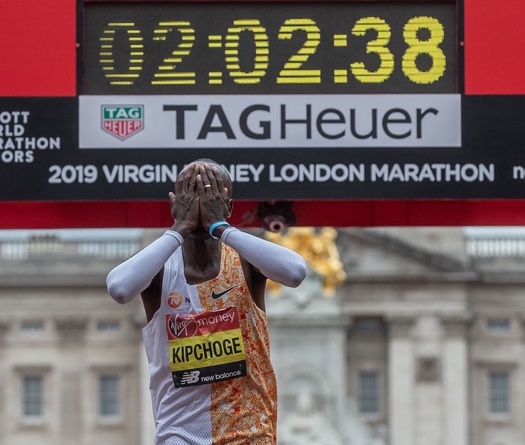 Khoảnh khắc về đích và kết quả chung cuộc London Marathon 2019
