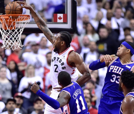 Hủy diệt 76ers, Raptors thật bá đạo khi ngưng ngưỡng mộ Kawhi Leonard
