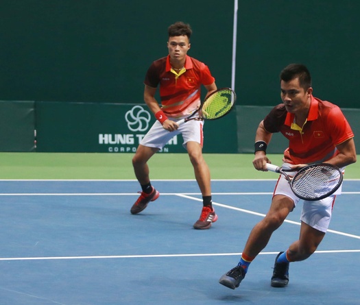 Đội tuyển tennis Việt Nam chuẩn bị cho Davis Cup Nhóm III