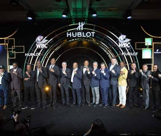 Hãng đồng hồ siêu sang Hublot và WBC tổ chức dạ tiệc của những nhà vô địch