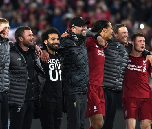 Liverpool sẽ nhận tiền thưởng kỷ lục nhờ lọt vào chung kết Cúp C1 mùa 2018/19
