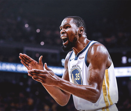 Thấy các đồng đội gặp khó, Kevin Durant lập tức mang đến tin mừng về chấn thương để chuẩn bị ra tay ứng cứu