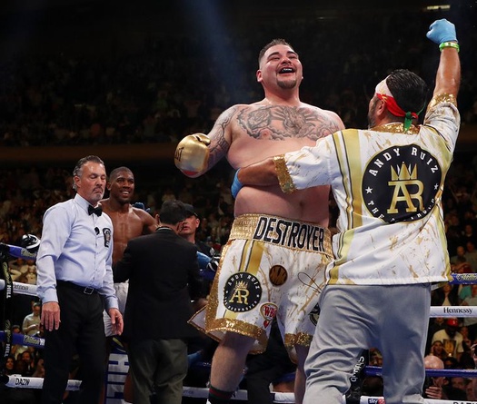 Andy Ruiz hạ KO Anthony Joshua: "Ai đặt cửa vào tôi cũng sướng như trúng độc đắc!"