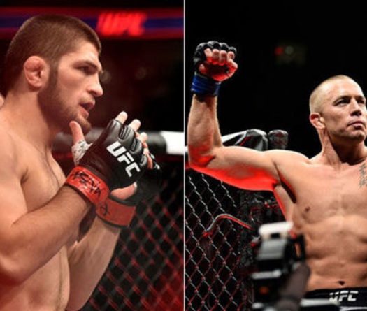 Georges St-Pierre muốn đấu với Khabib Nurmagomedov