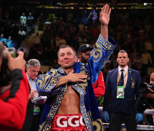 Chùm ảnh: Gennady Golovkin hạ sát Steve Rolls trong hiệp 4