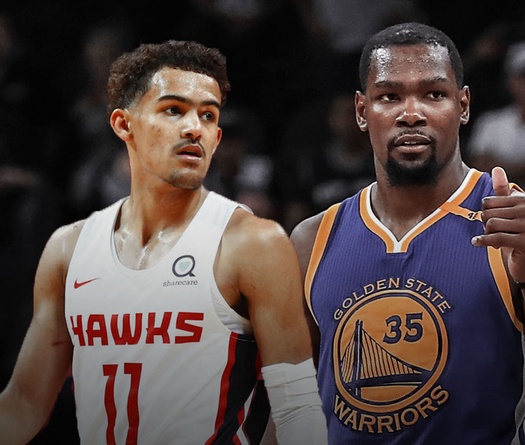 Đến Trae Young cũng phải thốt lên Kevint Durant là mấu chốt để Golden State có thể lội ngược dòng