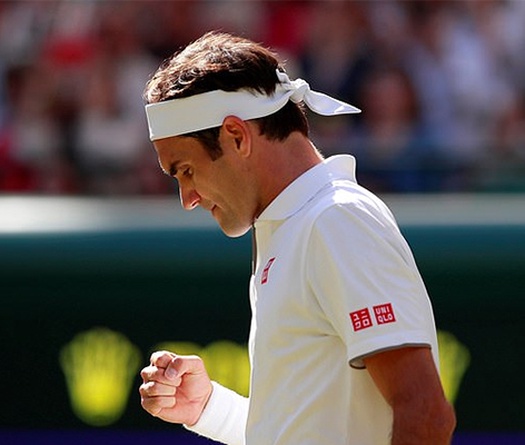 Vòng 2 Wimbledon 2019: Roger Federer giật mình chút xíu