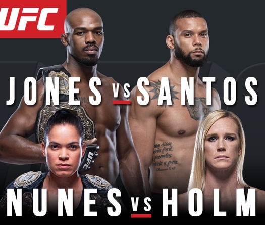 TRỰC TIẾP UFC 239: Jon Jones vs Thiago Santos