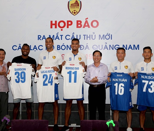 Quảng Nam ra mắt dàn tân binh ngay sau trận thắng HAGL