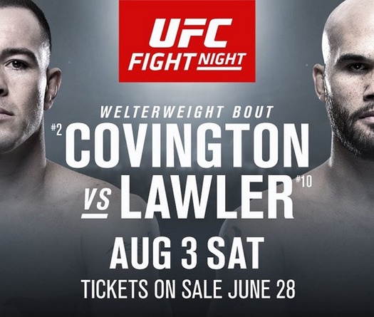 Kết quả UFC on ESNP 5: Colby Covington đánh bại Robbie Lawler