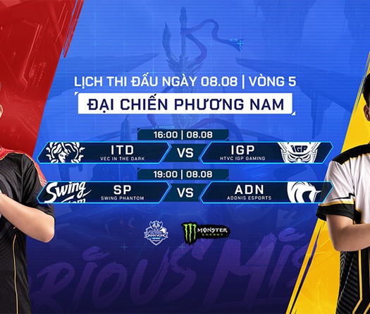 Trực tiếp Đấu Trường Danh Vọng Mùa Đông 2019 ngày 8/8