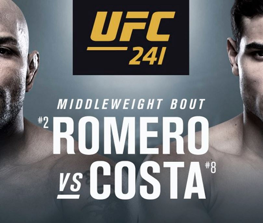 Nhận định Yoel Romero vs Paulo Costa tại UFC 241 on ESPN + (09h00, 18/8)