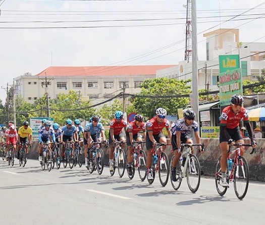 Thứ hạng không đổi sau chặng 7 giải xe đạp ĐBSCL 2019