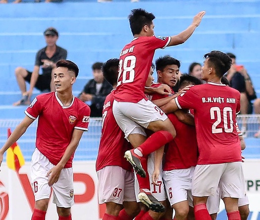 Bảng xếp hạng hạng Nhất vòng 20: Hồng Lĩnh Hà Tĩnh chính thức thăng hạng